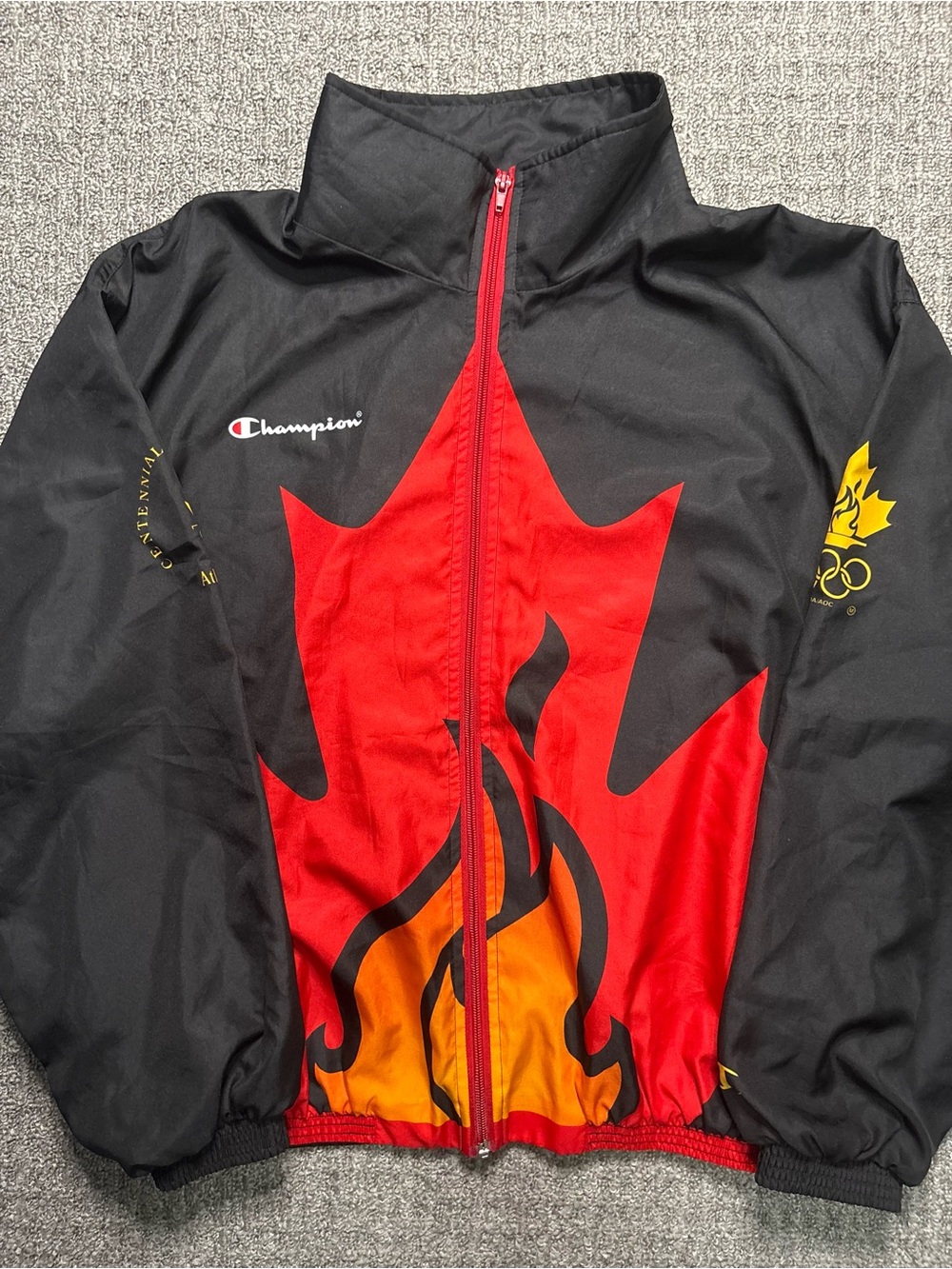 Vintage Champion 1996 Canadian Olympics Windbreaker | $85 - Picture 3 of 7